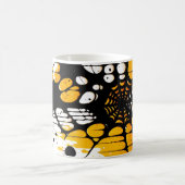 Spider Web Orange und Black Halloween Tasse (Mittel)
