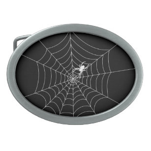 Spider-Web Ovale Gürtelschnalle