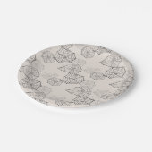 Spider Web Pappteller (Schrägansicht)