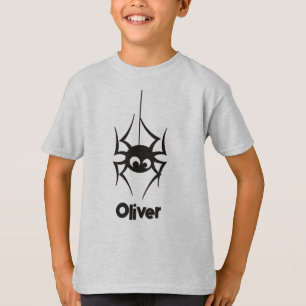 Spider Web Personalize Halloween T-Shirt