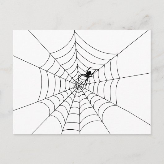 Spider Web Postcard Postkarte (Vorderseite)