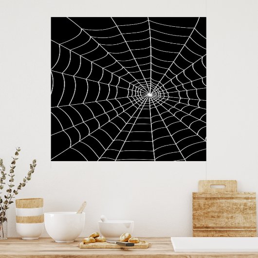 Spider Web Poster (Küche)