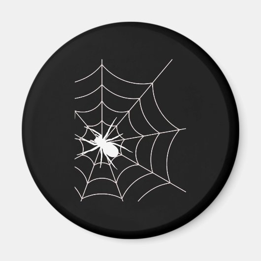 Spider Web Pregnancy Ankündigung Halloween Magnet (Vorne)