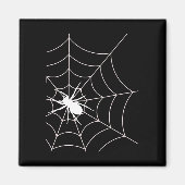 Spider Web Pregnancy Ankündigung Halloween Magnet (Vorne)