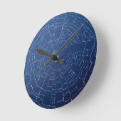 Spider Web Runde Wanduhr (Winkel)