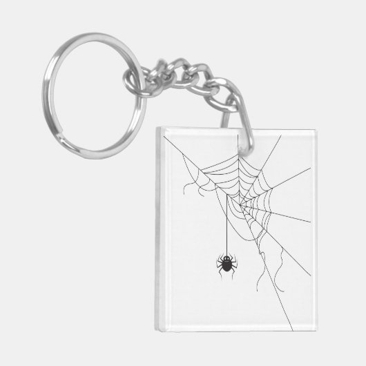spider web schlüsselanhänger (Vorderseite links)