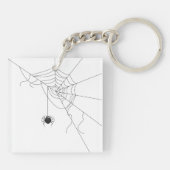 spider web schlüsselanhänger (Rückseite)