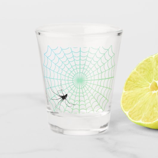 Spider Web Schnapsglas (Vorderseite)