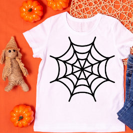 Spider Web Silhouette Halloween T-Shirt