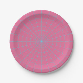 Spider Web (Sky Blue) Pappteller