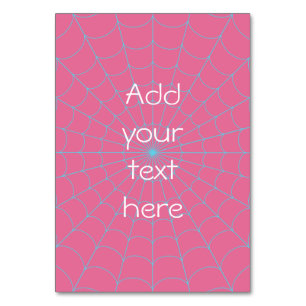 Spider Web (Sky Blue) Tischnummer