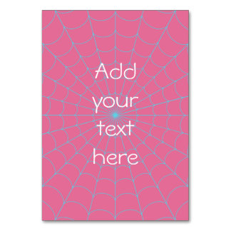 Spider Web (Sky Blue) Tischnummer