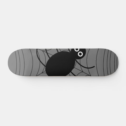 Spider Web Spider Halloween Skateboard (Horizontal)
