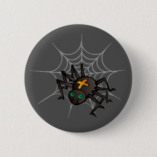Spider & Web-Standard 2 1/4 Zoll-Round-Button Button