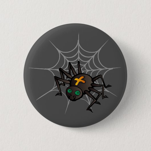 Spider & Web-Standard 2 1/4 Zoll-Round-Button Button (Vorderseite)