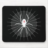Spider Web-Stil mit schwarzer Witwe Mousepad (Vorne)