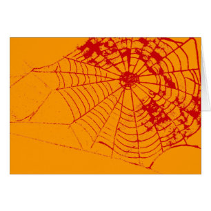 Spider Web The MUSEUM Zazzle Red Web