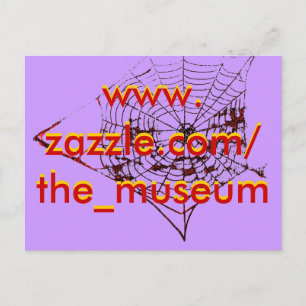 Spider Web The MUSEUM Zazzle the_museum Postkarte