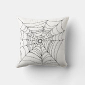 Spider Web Throw Kissen (Rückseite)