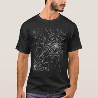 Spider Web TShirt Halloween Cobweb Kostüm Shirt