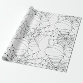 Spider Web Wrapping Paper Geschenkpapier (Ungerollt)