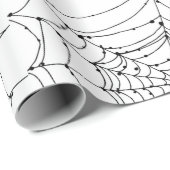 Spider Web Wrapping Paper Geschenkpapier (Rolleneckpunkt)