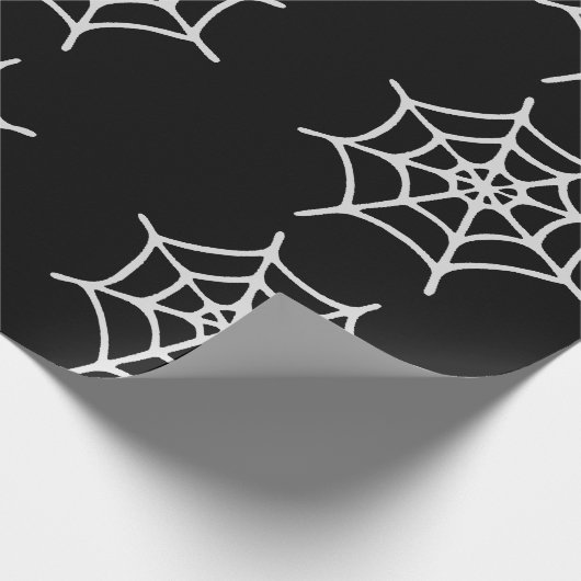 Spider Web Wrapping Paper Geschenkpapier (Ecke)
