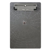 Spider Web-Zwischenablage Mini Klemmbrett (Vorderseite)