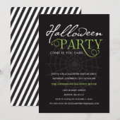 SPIDER-WEBER| INVITATION VON HALLOWEEN-PARTYS EINLADUNG (Vorne/Hinten)
