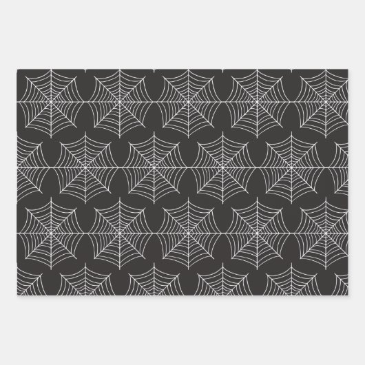 Spider-Webmuster Geschenkpapier Set (Vorderseite 2)