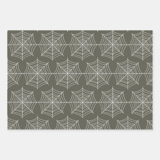 Spider-Webmuster Geschenkpapier Set (Vorderseite 2)