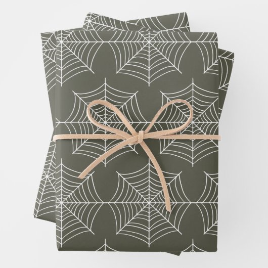 Spider-Webmuster Geschenkpapier Set (Beispiel)