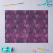 Spider Webs auf Lila Decoupage Seidenpapier (Basteln)