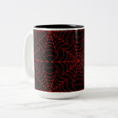 Spider Webs Muster Coffee Tasse (Vorderseite Links)