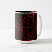 Spider Webs Muster Coffee Tasse (VorderseiteRechts)