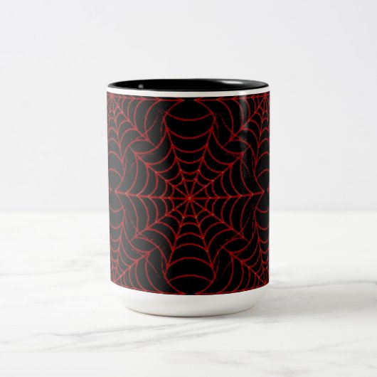 Spider Webs Muster Coffee Tasse (Mittel)