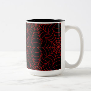 Spider Webs Muster Coffee Tasse