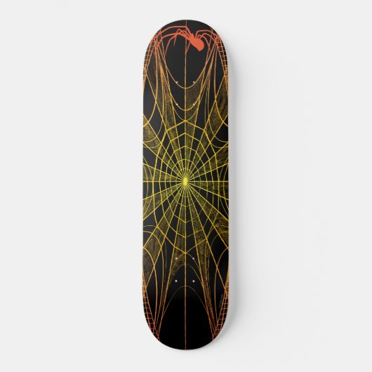 Spider & Webs Skateboard (Vorderseite)