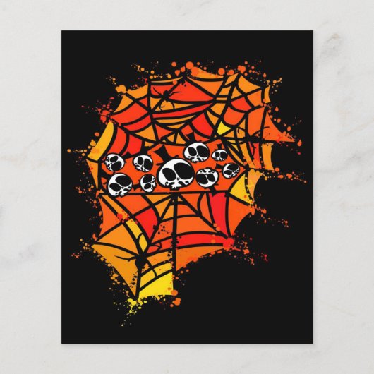 Spider Webs | Spider Skull Flyer (Vorne)