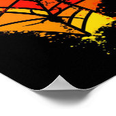 Spider Webs | Spider Skull Poster (Ecke)