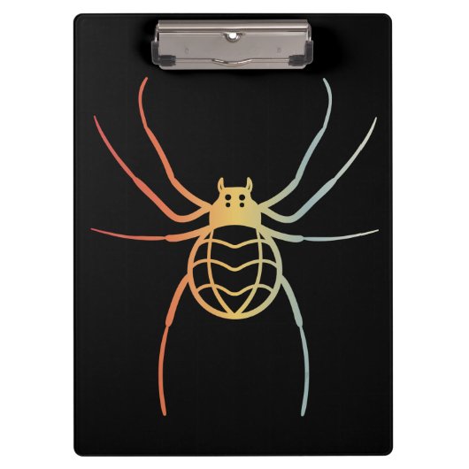 Spider Whisperer Funny Tarantula Vintages Hallowee Klemmbrett (Vorderseite)