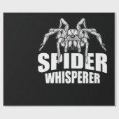 Spider Whisperer Halloween Tarantula Spider Gift Geschenkpapier (Flach)