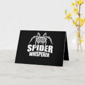 Spider Whisperer Halloween Tarantula Spider Gift Karte (Gelbe Blume)