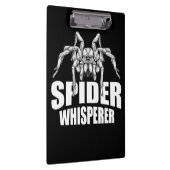 Spider Whisperer Halloween Tarantula Spider Gift Klemmbrett (Rechts)