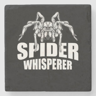 Spider Whisperer Halloween Tarantula Spider Gift Steinuntersetzer