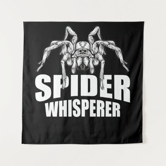 Spider Whisperer Halloween Tarantula Spider Gift Wandteppich (Vorderseite)