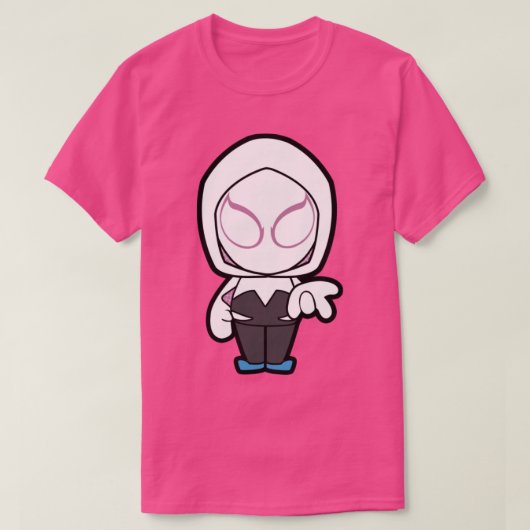 Spider Woman Gwen Stacy Chibi T-Shirt (Design vorne)