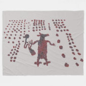 Spider Woman und Coyote Fleecedecke (Vorderseite (Horizontal))