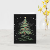 Spider Xmas Tree Spiders Weihnachtsbaum Karte (Gelbe Blume)