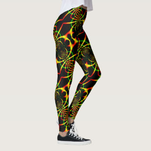 Spiderbeine und Tentakeln, spiegelnd, bunt Leggings